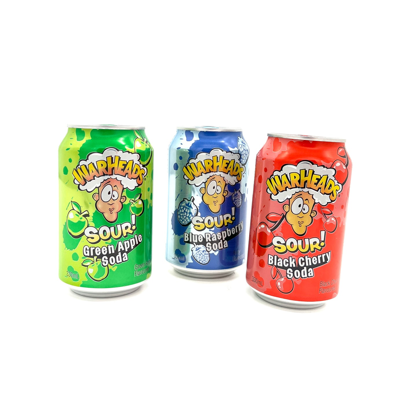 Warheads Sour! Black Cherry Soda