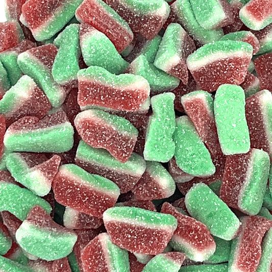 Fruchtgummi Wassermelonenstücke sauer gezuckert und Halal 200g