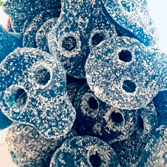 saure blaue Totenköpfe 200g