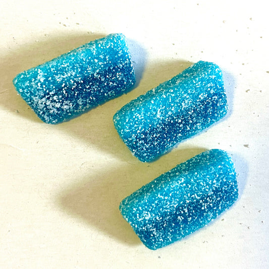 Mega Sour Blue Slices  200g