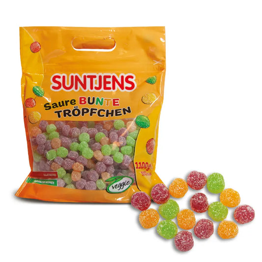 VEGGIE- Saure Bunte Tröpfchen 200g