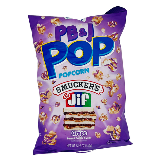PB&J POP Popcorn Weintraube 149g