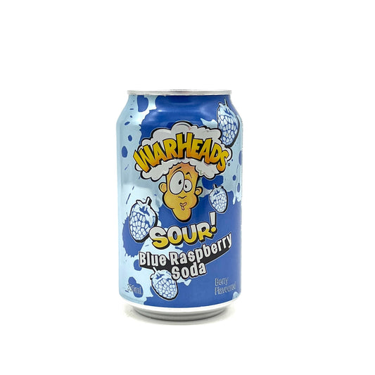 Warheads Sour! Blue Raspberry Soda
