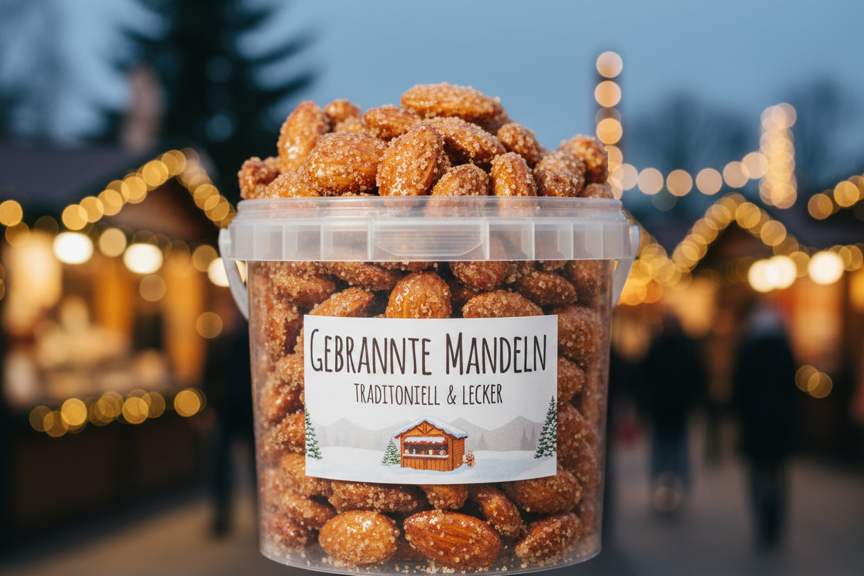 Gebrannte Mandeln im Eimer 200g