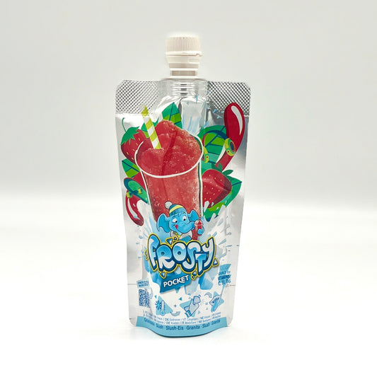 Frostige Freude 🍧  Frosty Pocket Slushy 160ml ROT
