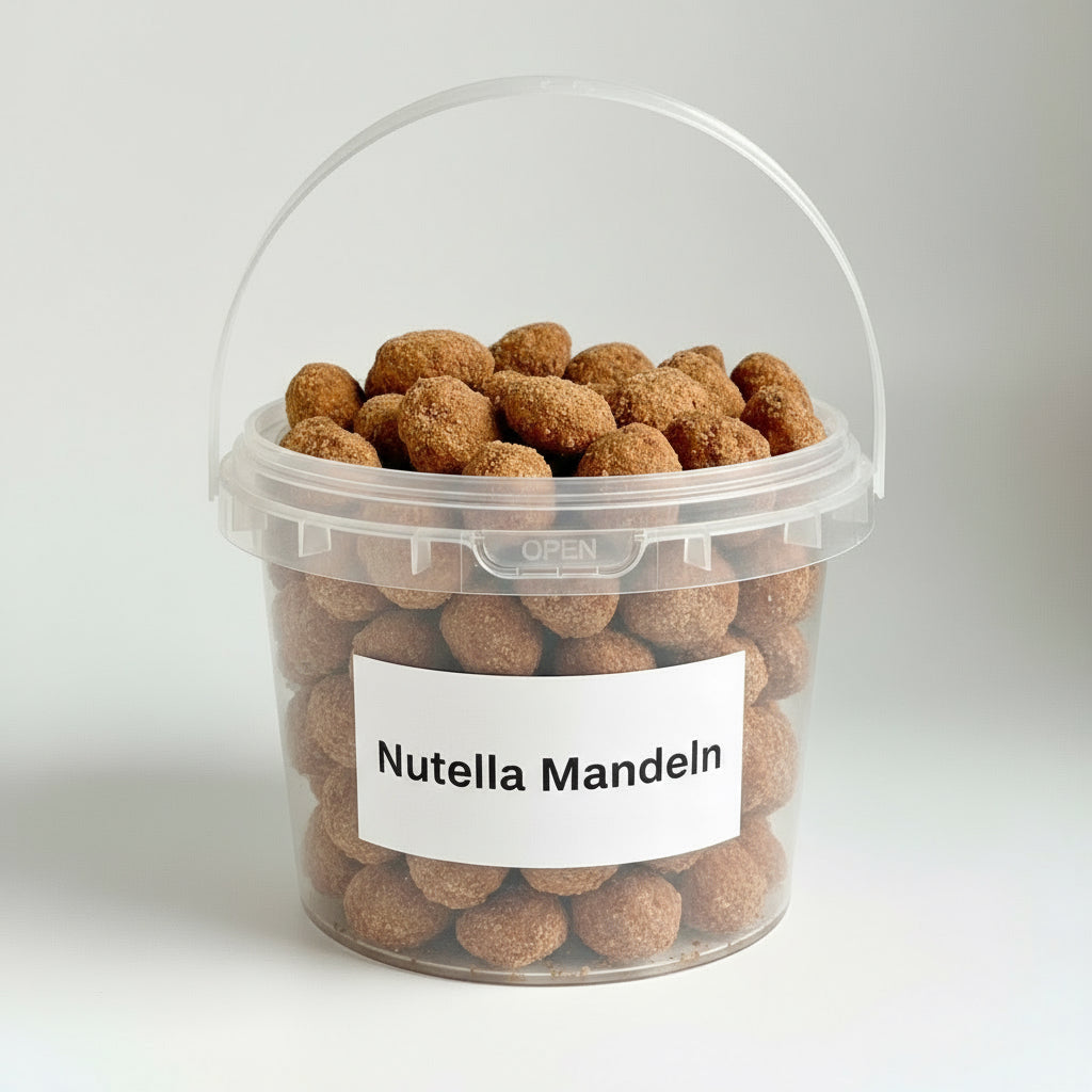 Gebrannte Nutella Mandeln im Eimer 350g