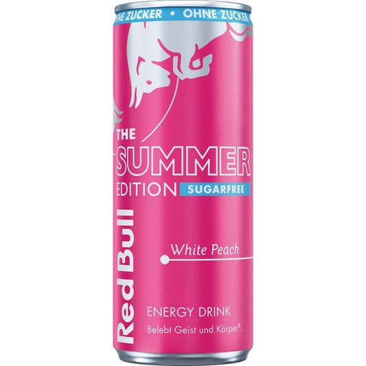 Red Bull Energy Drink Summer Edition White Peach