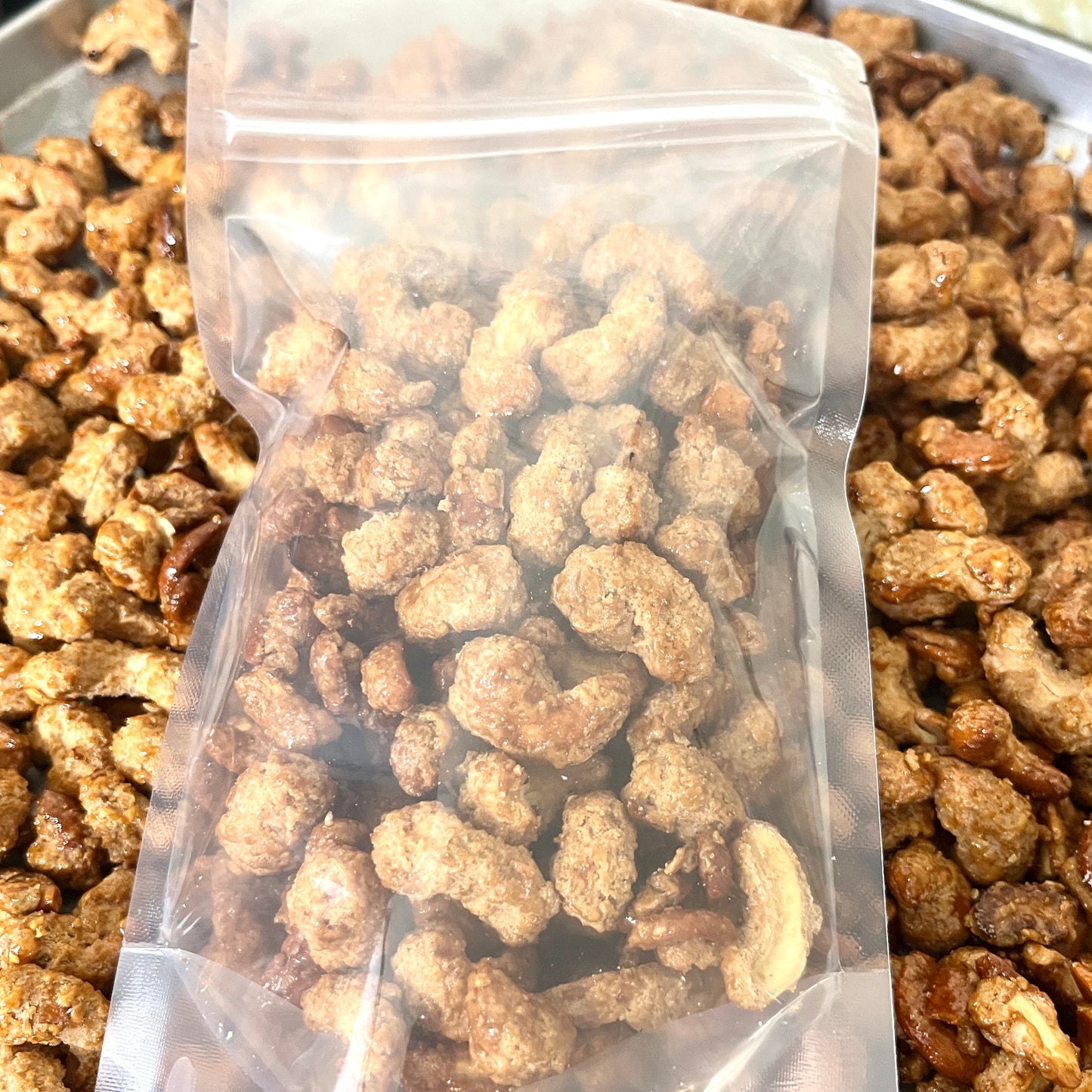 Frisch gebrannte Cashewkerne 200g