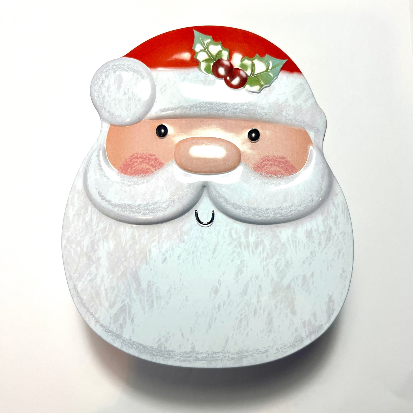 Weihnachtsmann Dose mit Marzipan Kugeln