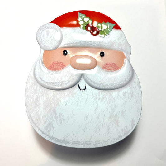 Weihnachtsmann Dose mit Marzipan Kugeln