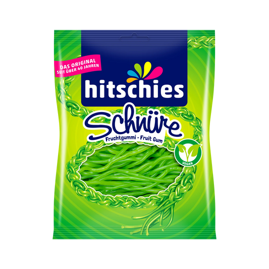 Fruchtgummi Schnüre Grün  200g